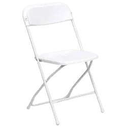 White Folding Chair - $2.00